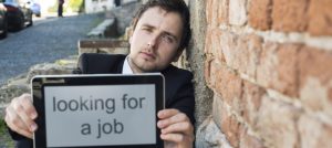 Jobless manager is on the street.